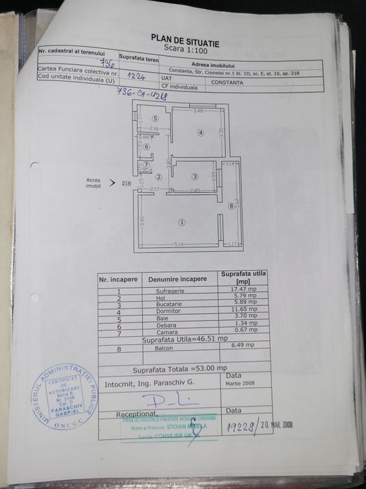 Apartament 2 camere , zona Cireșica , Confort 0