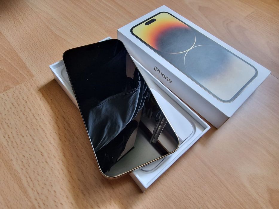 IPHONE 14 pro max 128GB, neverloked Gold