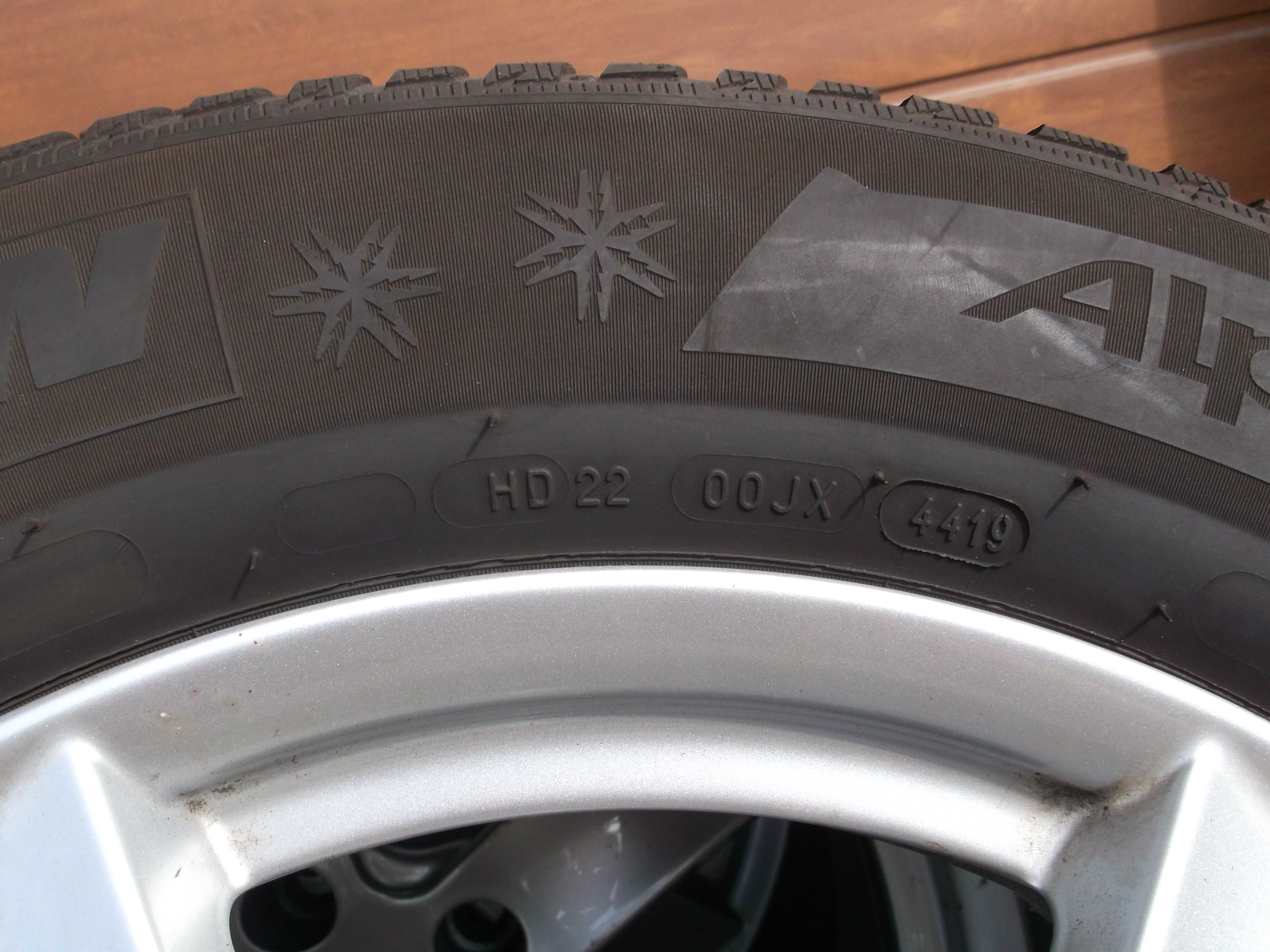 4x Jante Aliaj de 7,5x17", 5x112, ET-40 cu Anvelope Iarna Michelin