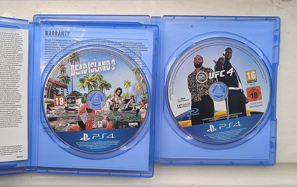 Dead Island 2 и UFC 4 PS4-5