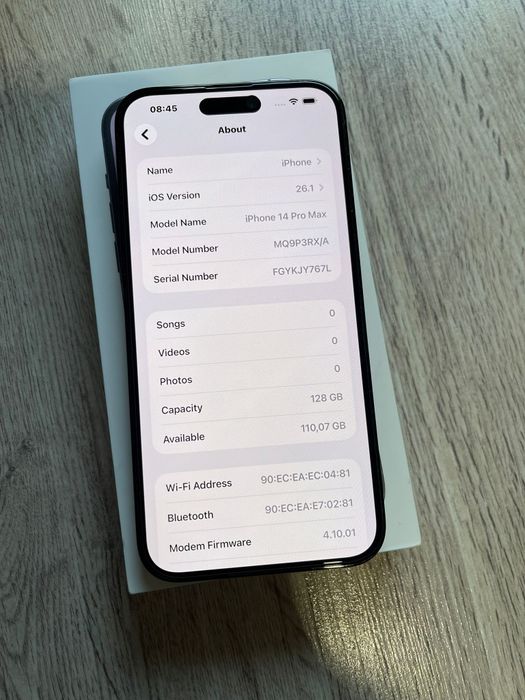 Vand Sau Schimb IPhone 14 PRO Max Space Black 128Gb Neverlocked