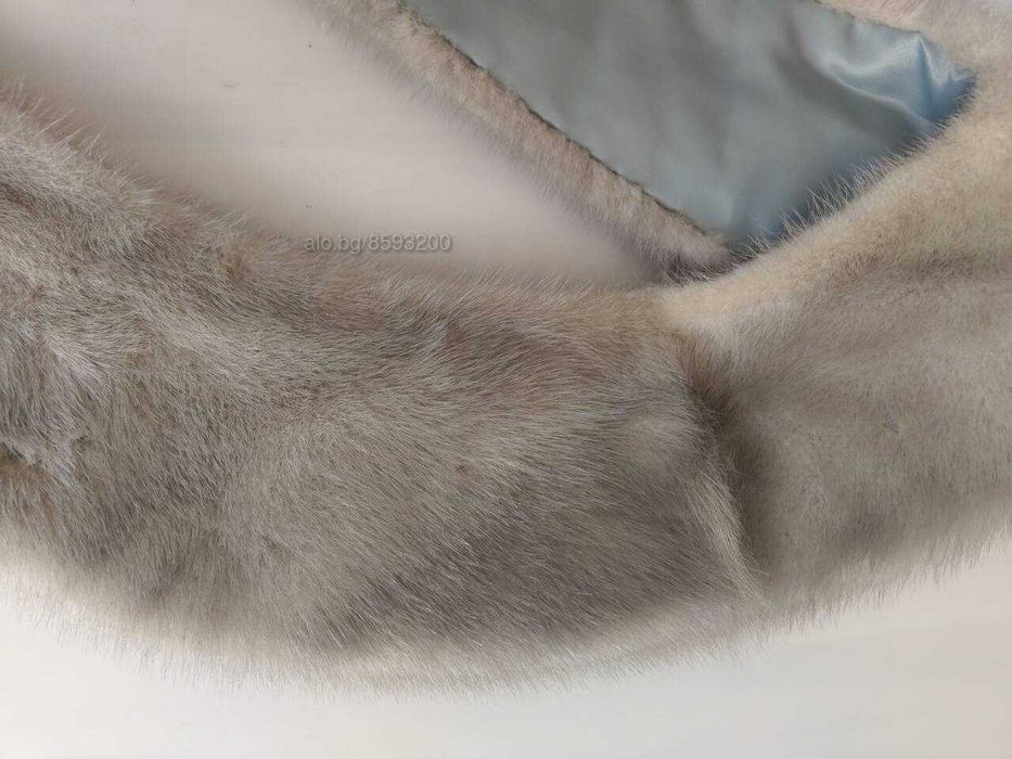 Яка от естествен косъм норка