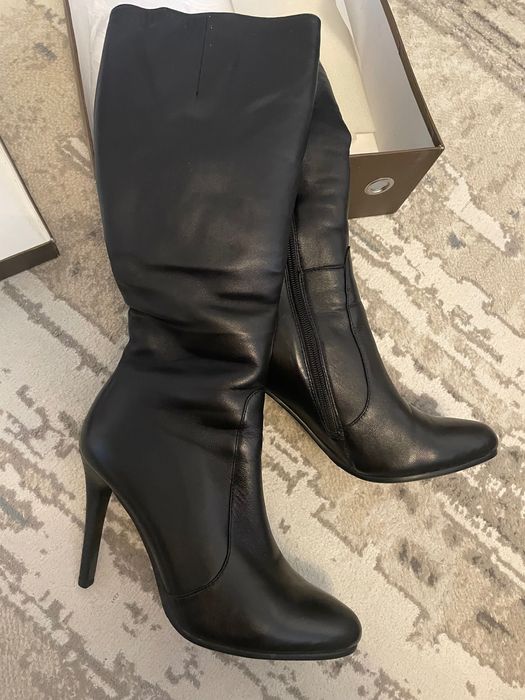 Сапоги зимние, нат кожа, мех. Размер 38-37,5