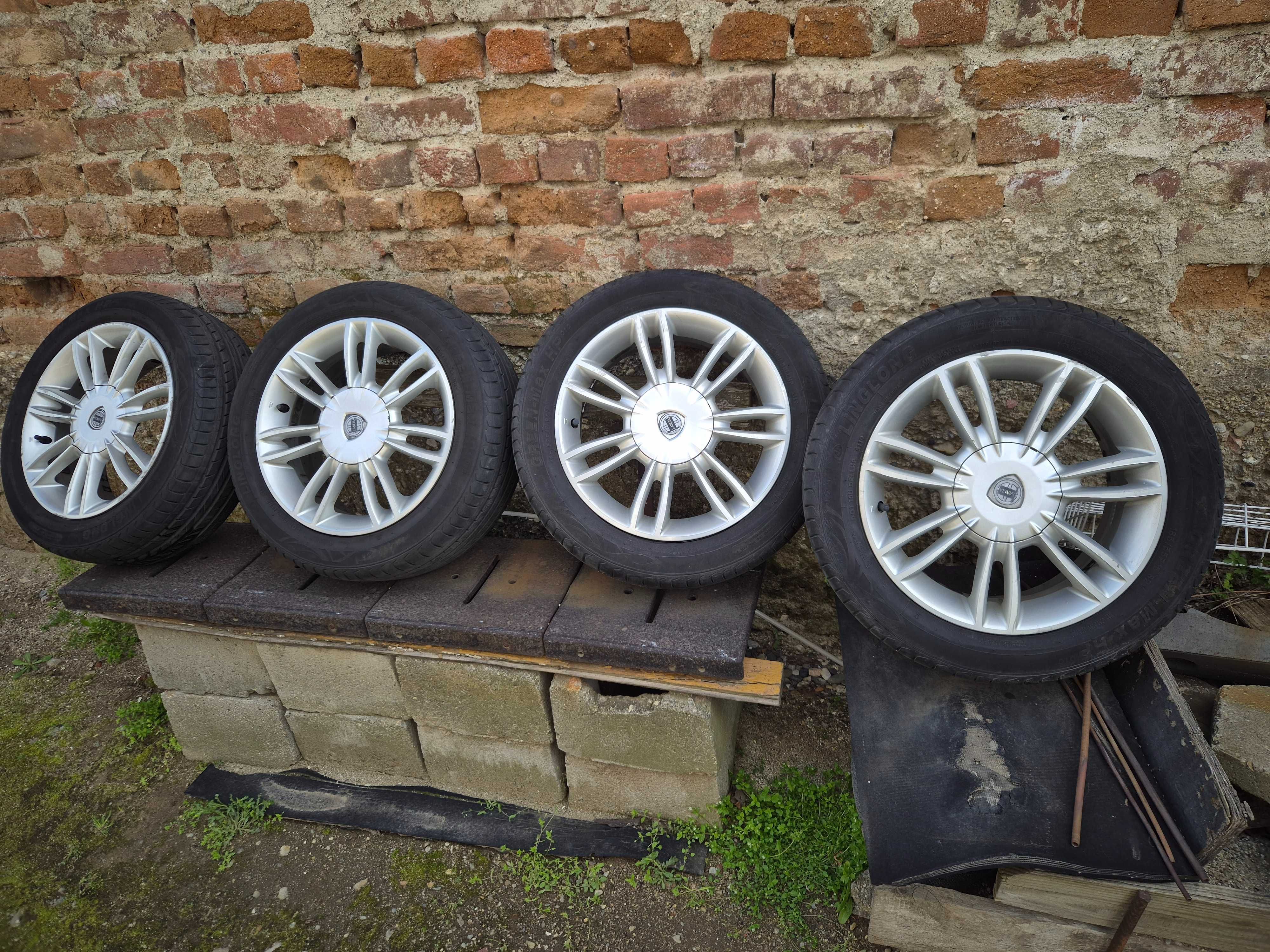 Продавам лети джанти с комплект гуми 185/55/R15, 4x98