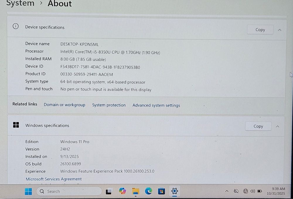 Laptop HP EliteBook 830 G5 i5 V8 Pro