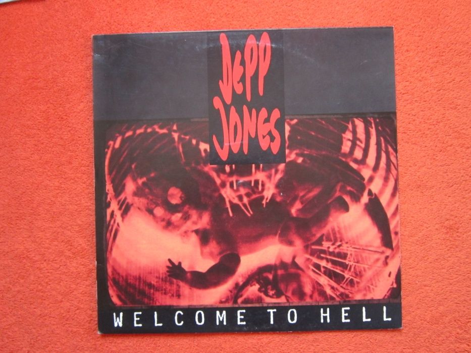 vinil rar Welcome To Hell  Depp Jones ‎1st Edi. made in Germany 1991