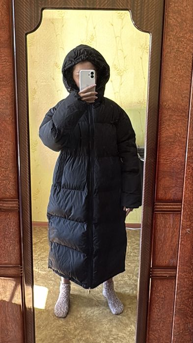 Зимний теплый пуховик