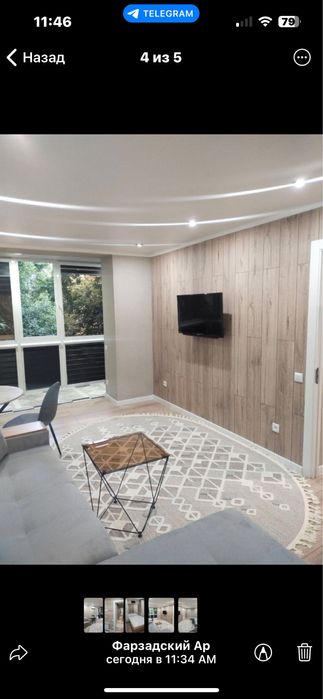 Сдаеться Чилонзар район  1 й квартал  срочно 2 ком.