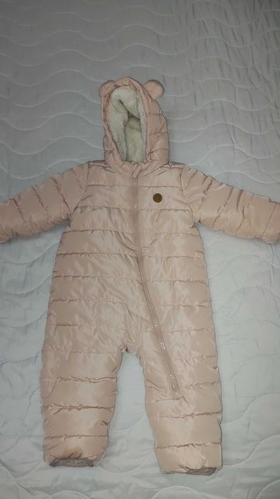 Salopeta de iarna fetite H&M - 74 imblanita