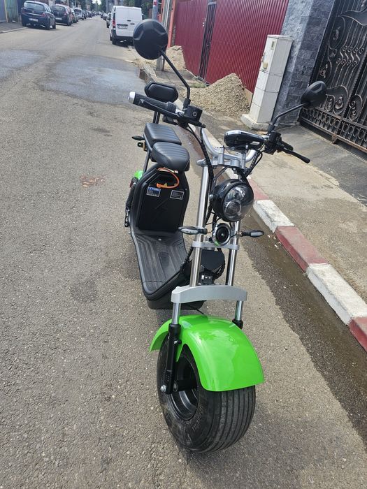 Scuter electric 1.5 kW | Autonomie 68 km | 990 km rulaj | Fără permis
