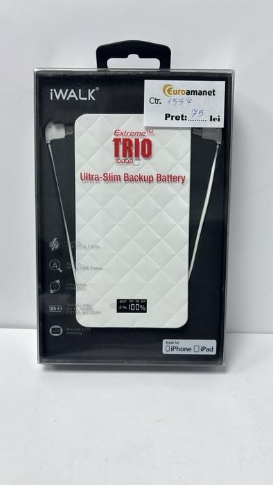 Baterie Externa iWalk Extreme Trio 10000 mAh -B-