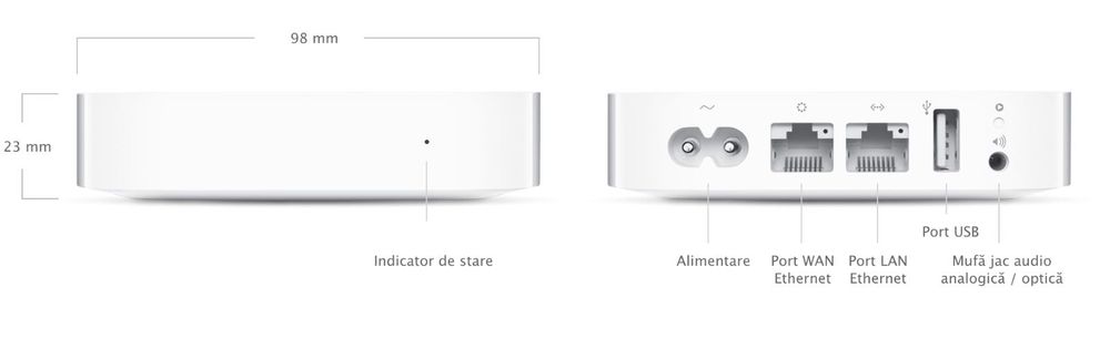 Router Apple AirPort Express 802.11n (a 2-a generaţie)