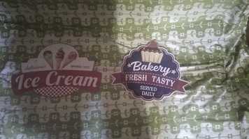 Bakery и ice cream декоративна табела.