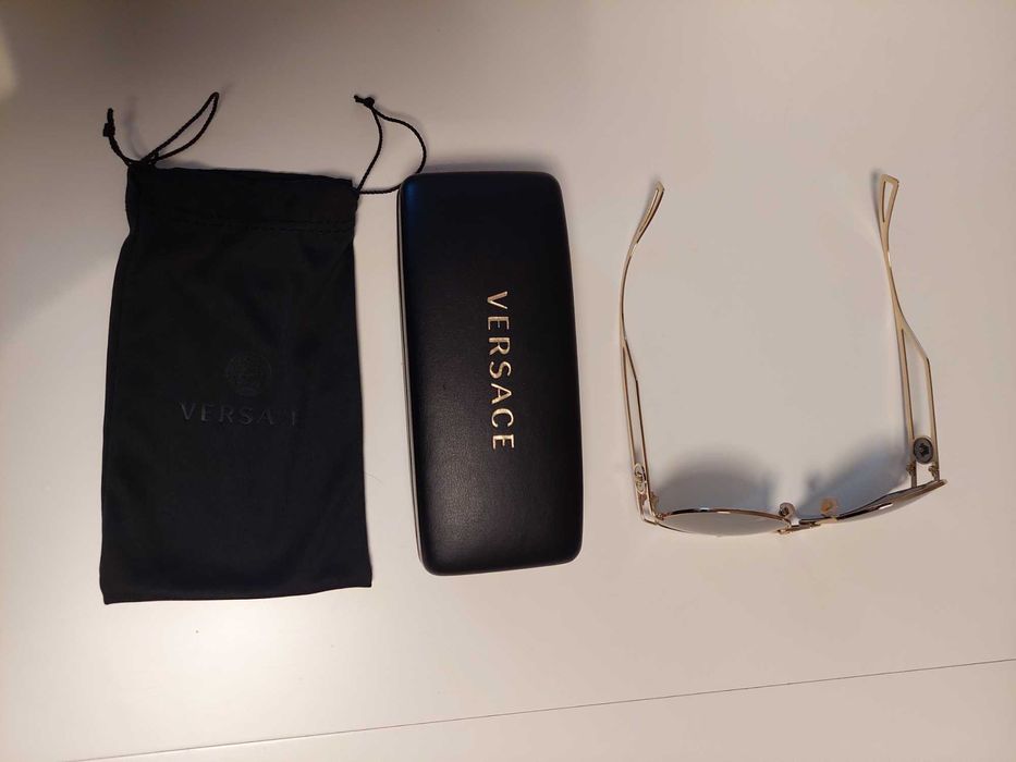 Слънчеви Очила Versace Aviator Цвят: Pale Gold