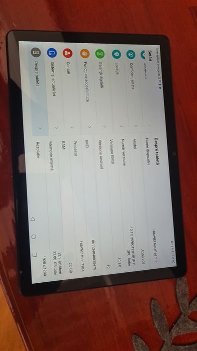 Tableta huawei mate T 10 s