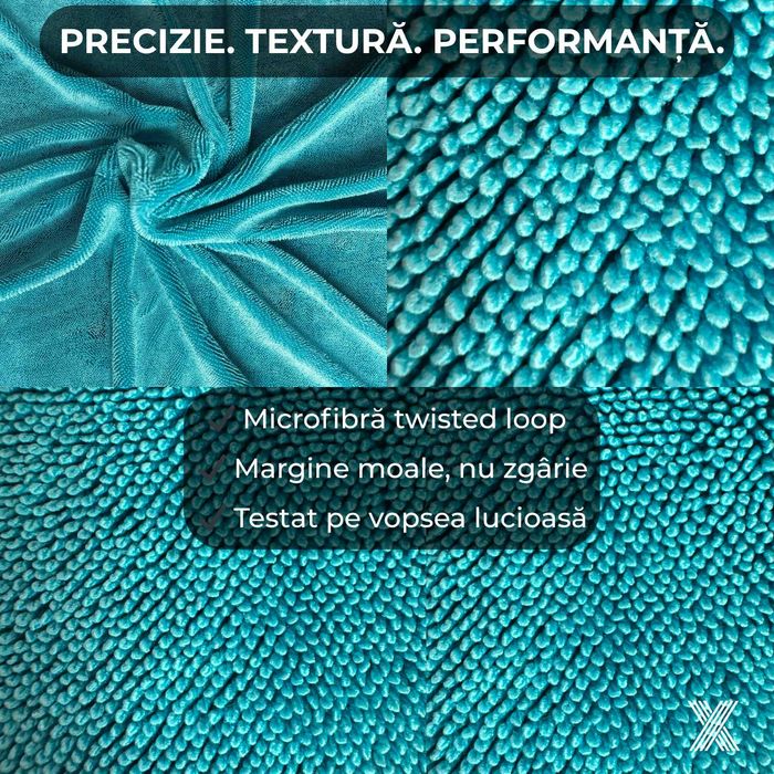 Prosop Uscare Auto XL 90x70 | Microfibră Twisted Loop, Super Absorbant