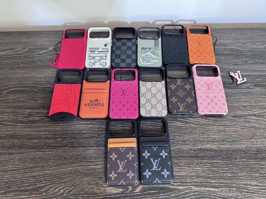 Husa Premium OffWhite Gucci LV Louboutin - iPhone 17 Pro Max 17 Pro  -