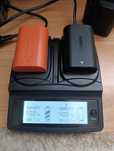 Watson LP-E6 Duo LCD Charger - incarcator acumulatori Canon LP-E6