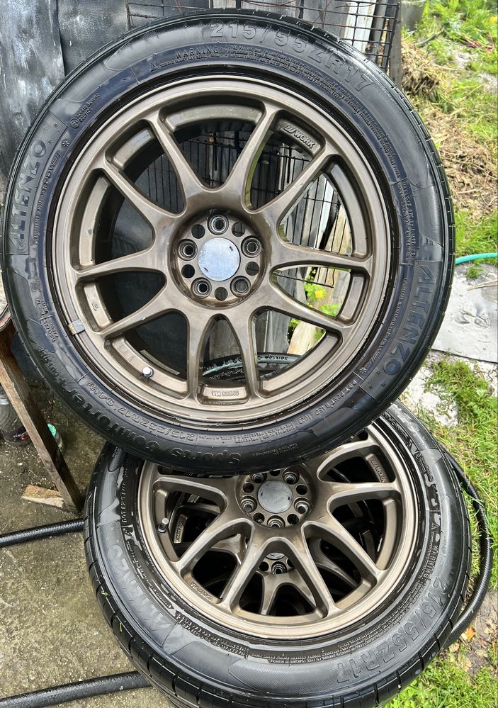 Продам комплект шин 215/55 и дисков R17 5/100