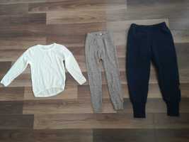 Set bluza-pantaloni subtiri-pantaloni grosi din lana, 70lei