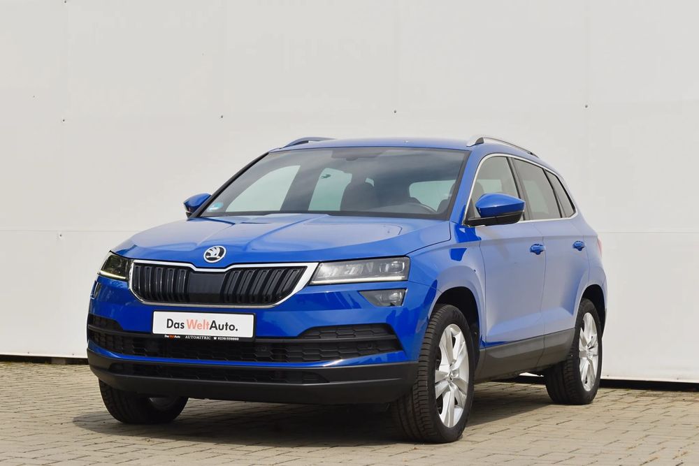 Skoda Karoq Istoric Skoda / TVA Ded. / Piele alba Mem. Incal. Scaune/Volan/Parbriz