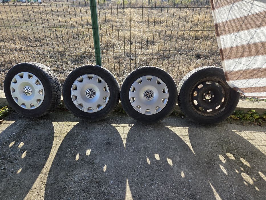 Roti vw Golf4/Bora 15" cauciucuri iarna