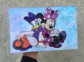 Tablou mickey mouse and minnie mouse