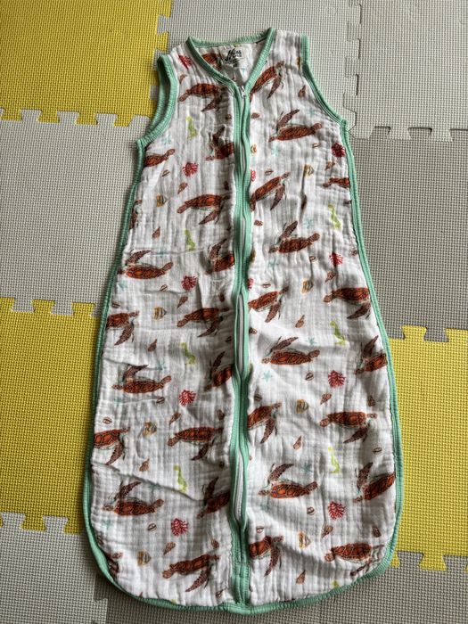 Спален чувал муселин "Морски костенурки" 90 см.