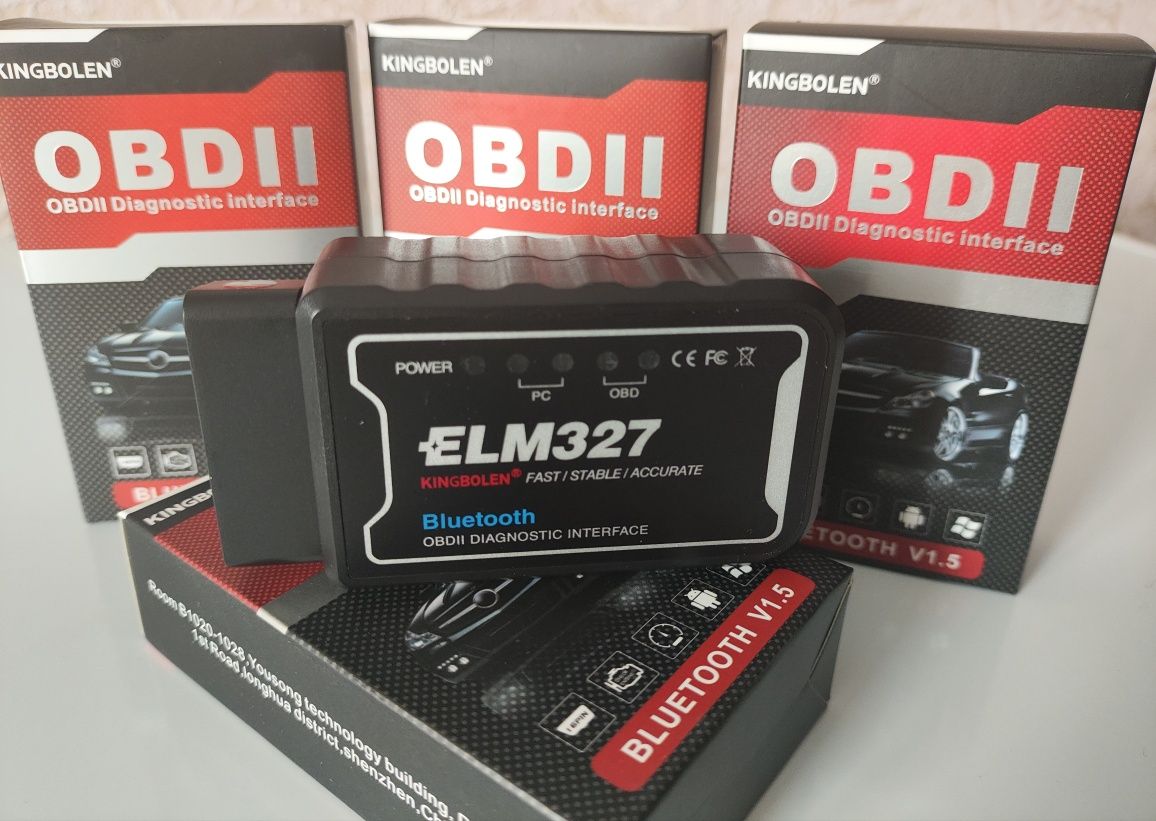 Автосканер OBD2 ELM327 v1.5 для диагностики