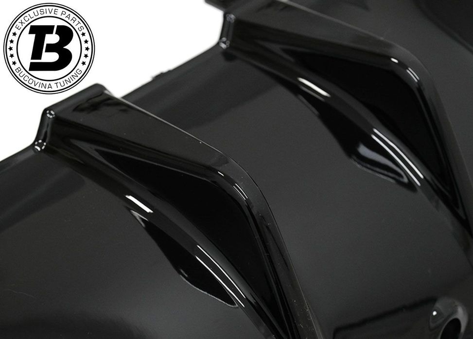 Difuzor Bara Spate cu Ornamente compatibil cu Mercedes C Class W205 C43 Design