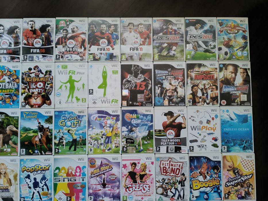 Wii Fifa Pes Golf Guitar Hero Wii Fit Plus Boogie Wii Play Clever Kids