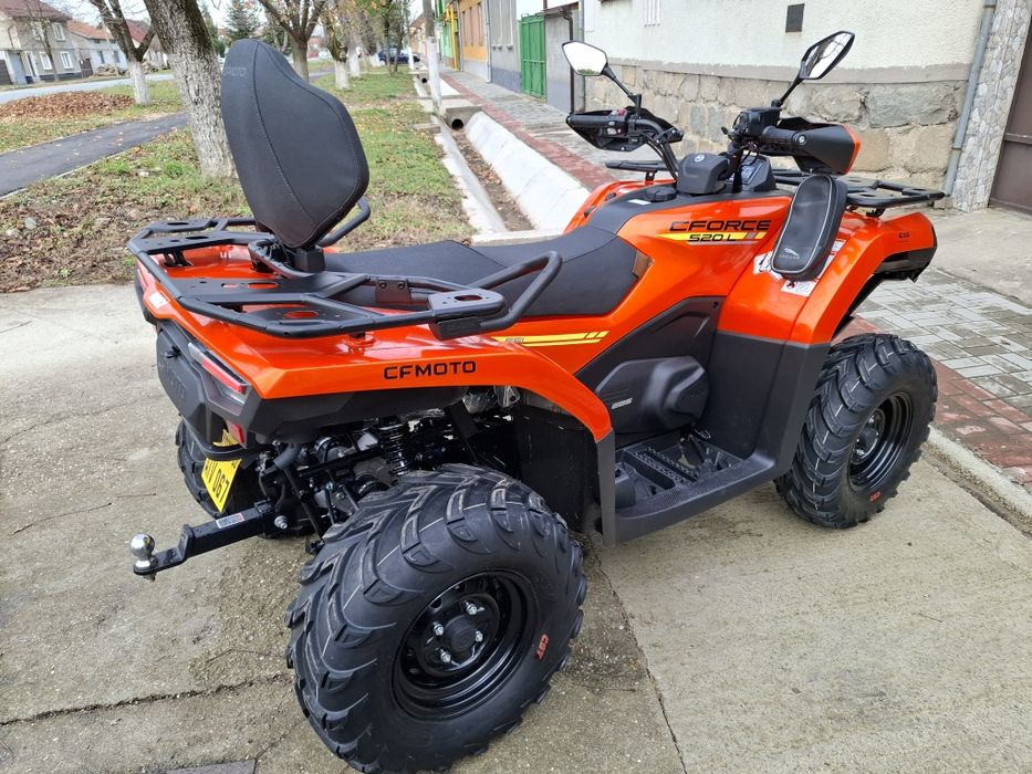 CF MOTO 520T3/2025/407 Km Nou Înmatriculat Primărie Cu Carte R.A.R