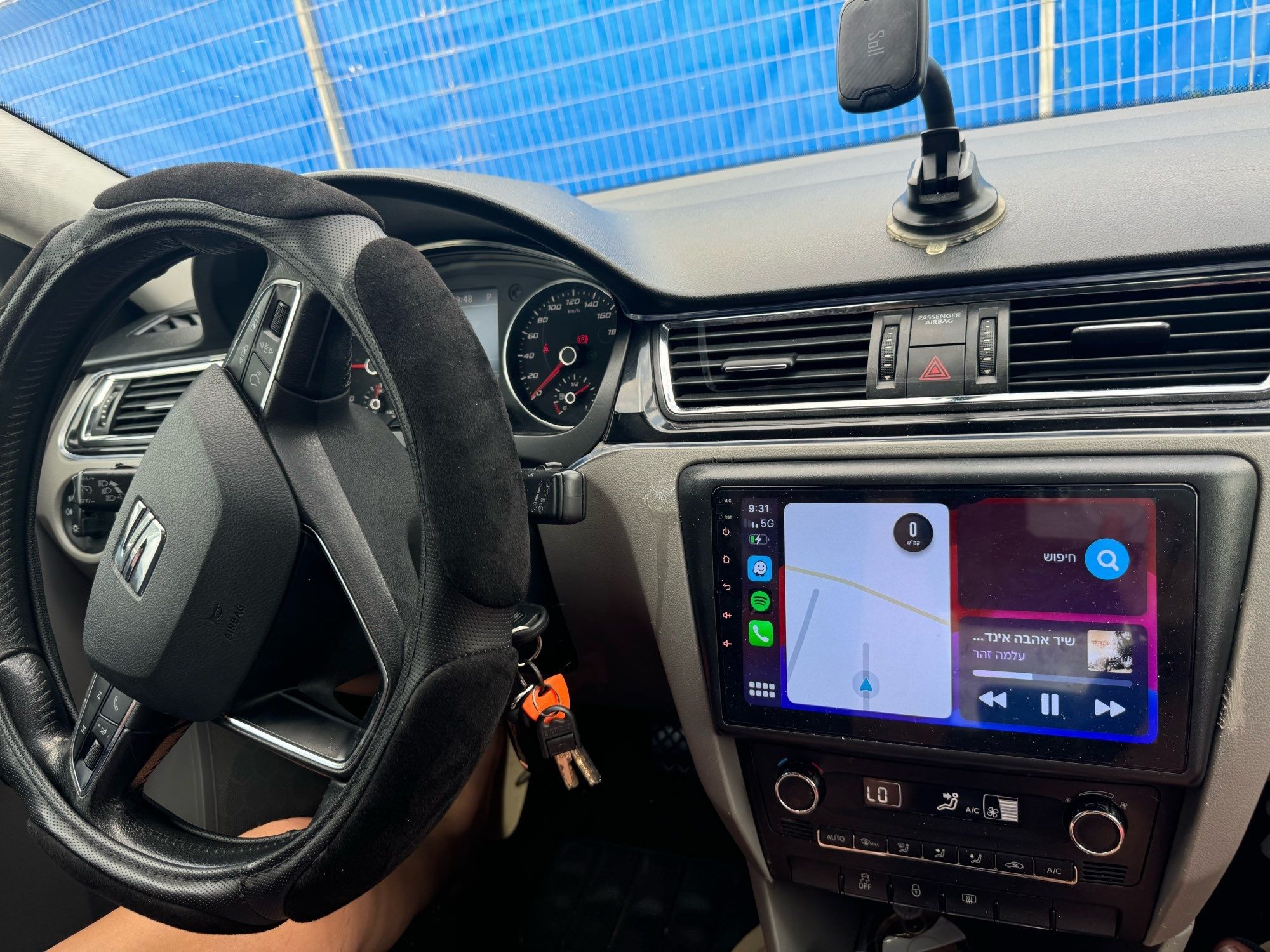 Skoda Rapid Seat Toledo мултимедия Android GPS Навигация