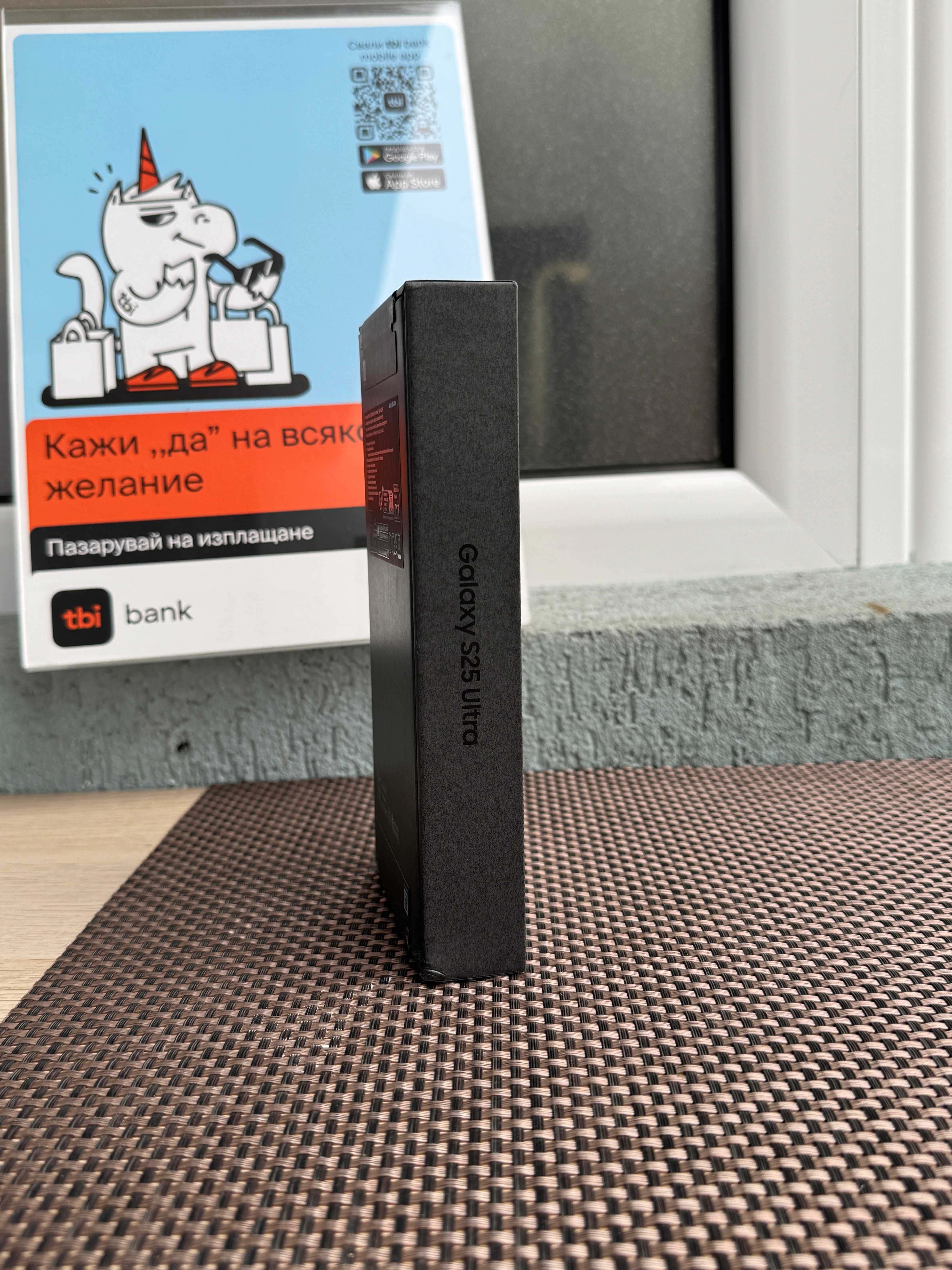 НЕразпечатан! 1TB! Samsung S25 Ultra Лизинг от 100лв/м  black Titanium