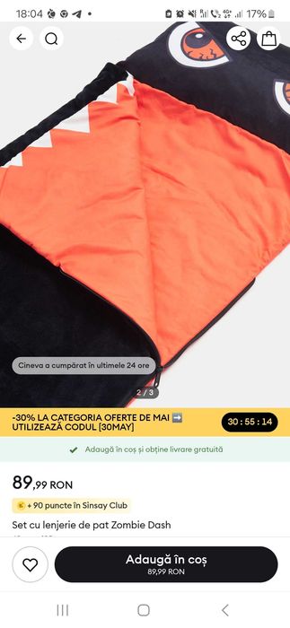sac de dormit pentru copii