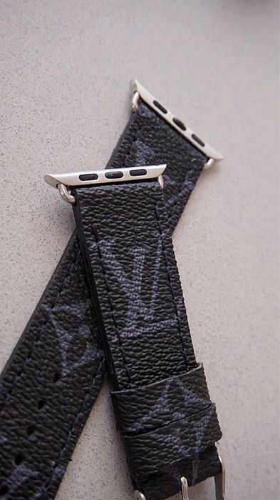 Каишки от ЕКО кожа Louis Vuitton за Apple Watch ULTRA/SE/11/10/9/8/7/6