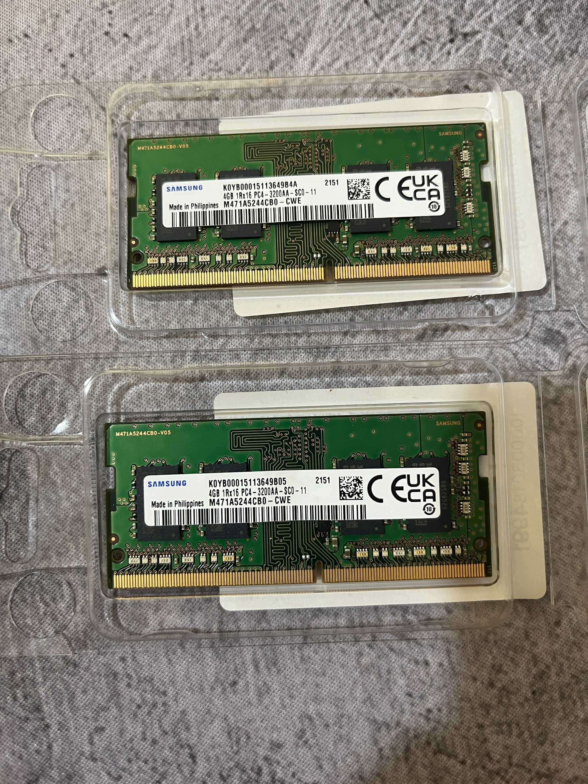 DDR4-3200MHz 4GB RAM ОЗУ SAMSUNG для ноутбука