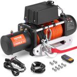 Troliu electric 6.1 t, frânghie sintetică, telecomandă, rezistent