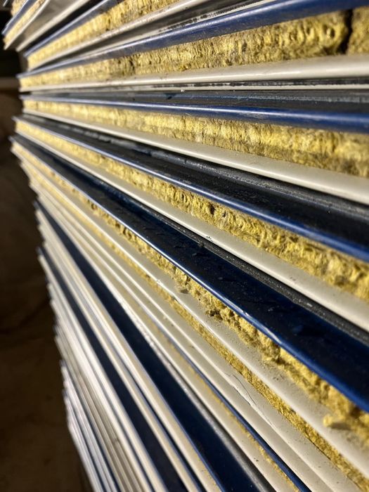 Panouri sandwich vata sau spuma 4/5/6/8 cm grosime