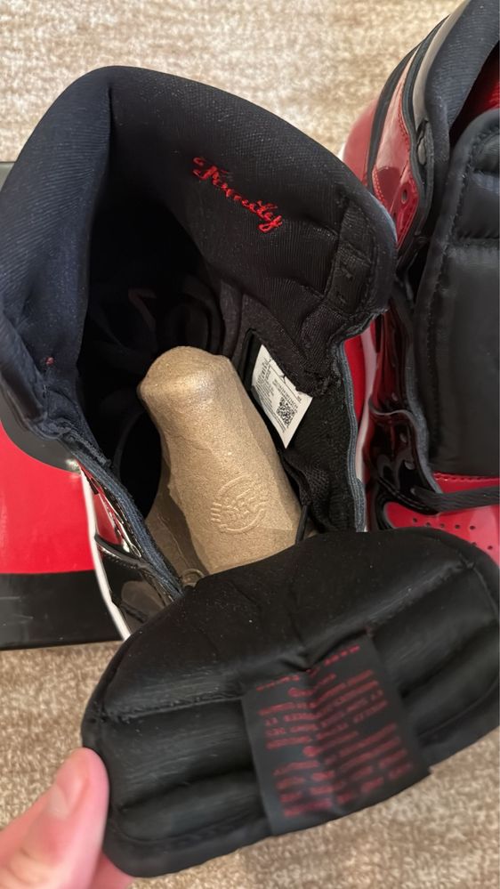 Jordan 1 Pattent Bred