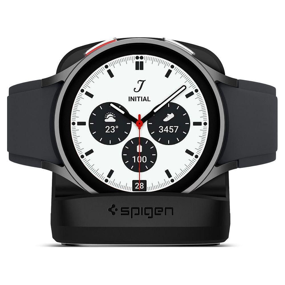 Spigen s353 нощна стойка за samsung galaxy watch 5/5 pro, черен