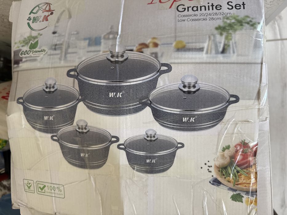 Набор кастрюлей 5 видов, новые в упаковке