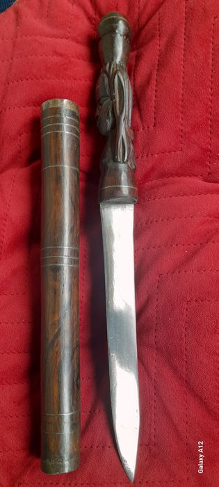 Cuțit cu teaca războinic Massai