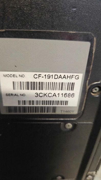 Laptop diagnoza Panasonic Toughbook CF-19.