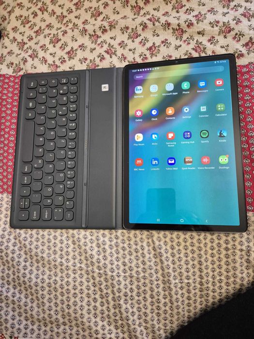 Tableta Samsung Galaxy S5 + husa cu tastatura