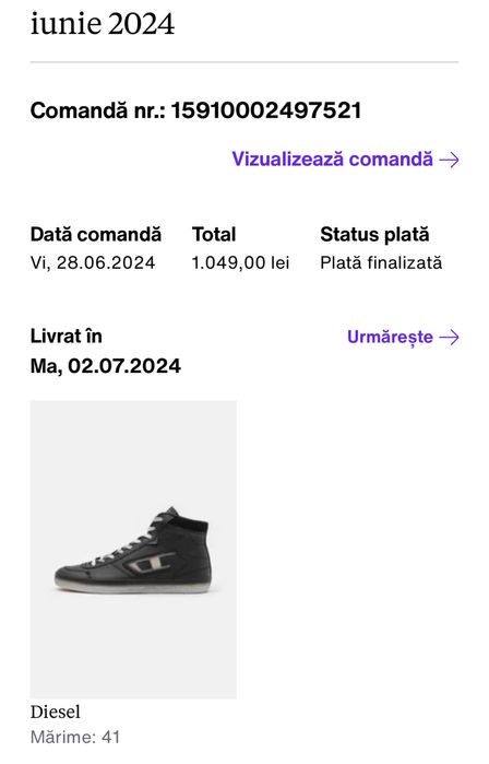 Diesel S-LEROJI MID - Sneakers high - black