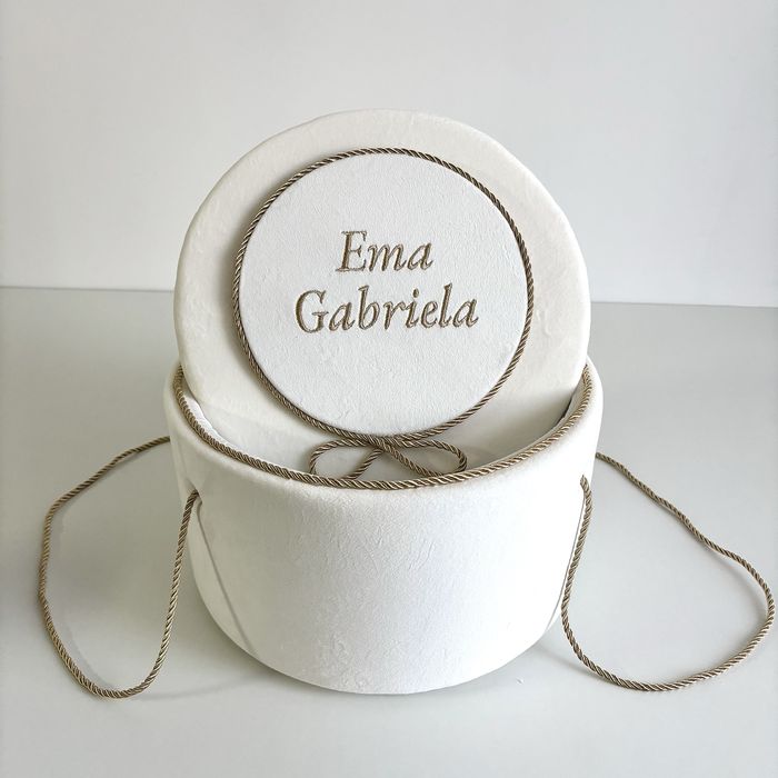 Cufar si trusou personalizat pentru botez