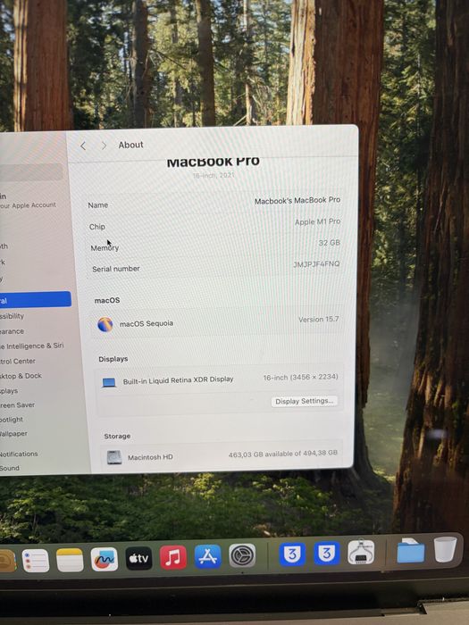 **ATS GSM**Macbook Pro 2021 M1 Pro 16-INCH 512GB/32GB RAM / Garantie