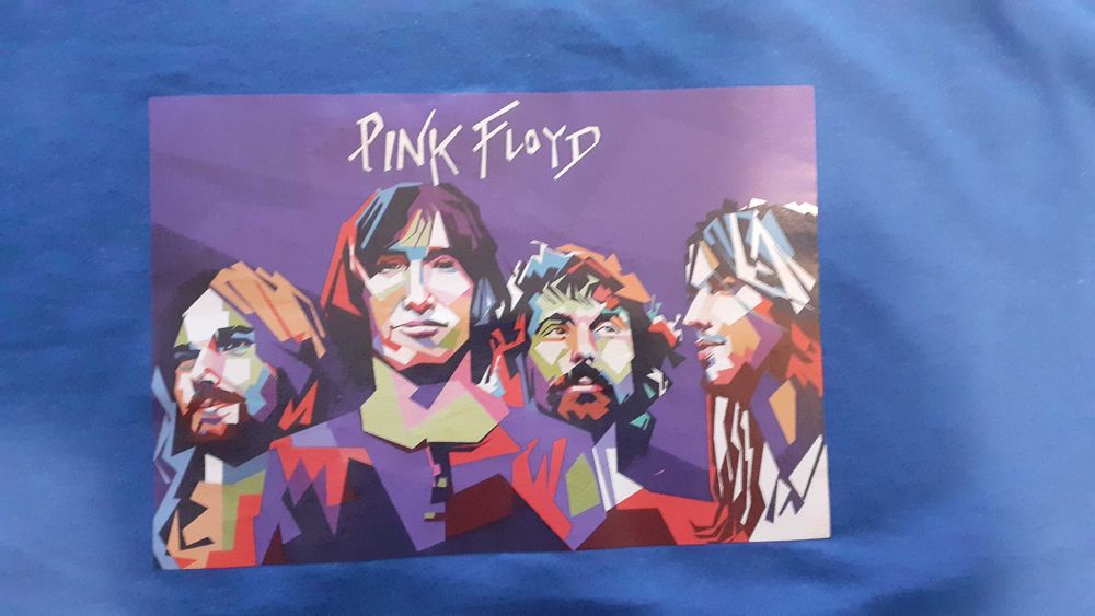 тениска Pink Floyd Пинк Флойд уникална синя XL