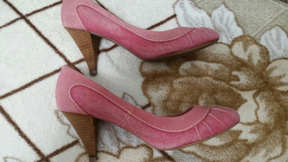 Pantofi Zara Trf mas 38 piele intoarsa